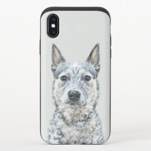 Australian Cattle Dog - Cute Original Dog Art iPhone X Slider Case