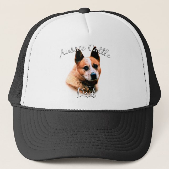 Australian Cattle Dog Dad 2 Trucker Hat (Front)