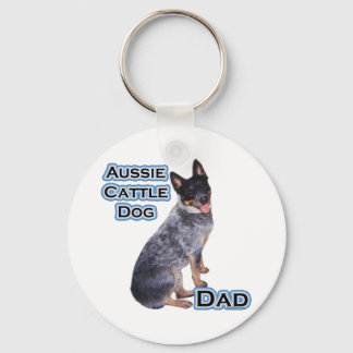 Australian Cattle Dog Dad 4 - Keychain