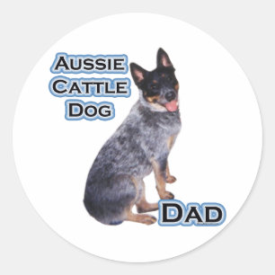 Australian Cattle Dog Dad 4 - Sticker