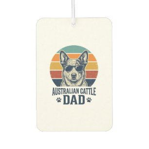 Australian Cattle Dog Dad Vintage Sunset Shirt_1 Air Freshener
