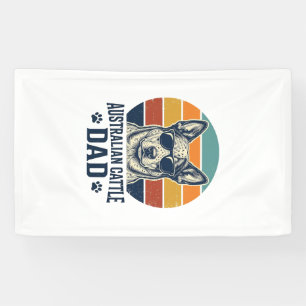 Australian Cattle Dog Dad Vintage Sunset Shirt_1 Banner