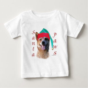 Australian Cattle Dog Dog Santa Paws Baby T-Shirt