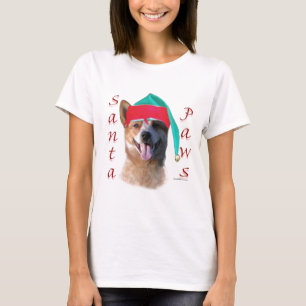 Australian Cattle Dog Dog Santa Paws T-Shirt