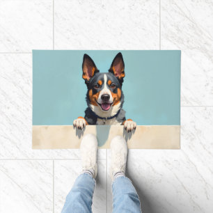 Australian Cattle Dog Doormat Art
