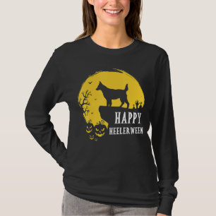 Australian Cattle Dog Full Moon Red Blue Heeler Ha T-Shirt