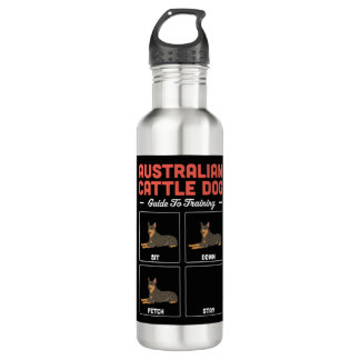 Australian Cattle Dog Guide To Training 710 Ml Water Bottle