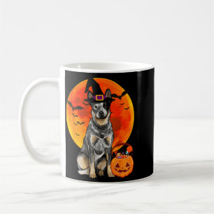 Australian Cattle Dog Halloween Pumpkin Coffee Mug