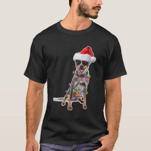 Australian Cattle Dog Lovers Santa Hat Gift For Ch T-Shirt