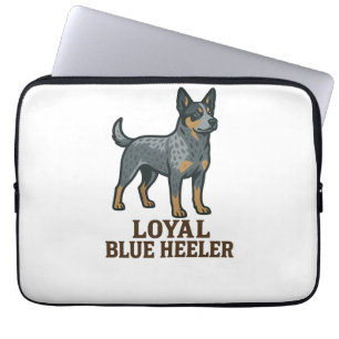 Australian Cattle Dog Loyal Blue Heeler Laptop Sleeve