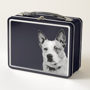 Australian Cattle Dog  Metal Lunch Box