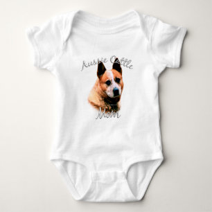 Australian Cattle Dog Mom 2 Baby Bodysuit