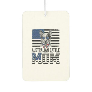 Australian Cattle Dog Mom Patriotic Vintage Shirt_ Air Freshener