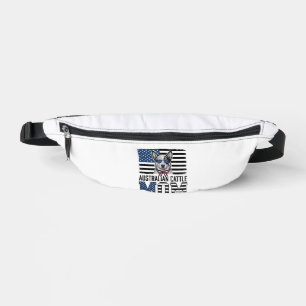 Australian Cattle Dog Mom Patriotic Vintage Shirt_ Fanny Pack