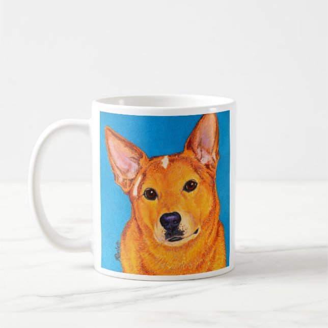 Australian Cattle Dog Mug - "Red" (Left)