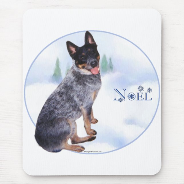 Australian Cattle Dog Noel Mouse Pad (Front)