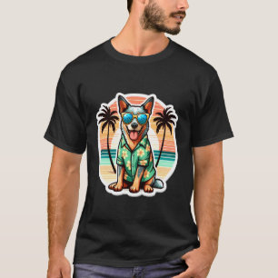 Australian Cattle Dog Owner Summer Vibes Vacation T-Shirt