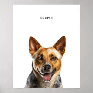 Australian Cattle Dog Personalized Print