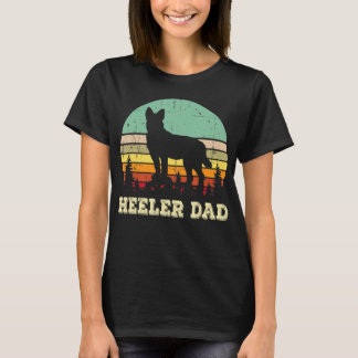 Australian Cattle Dog Red Blue Pet Heeler Dad Cute T-Shirt