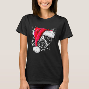 Australian Cattle Dog Santa Christmas Dog T T-Shirt