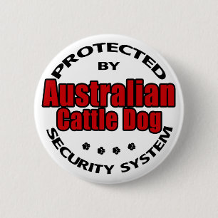 Australian Cattle Dog Security 2 Inch Round Button
