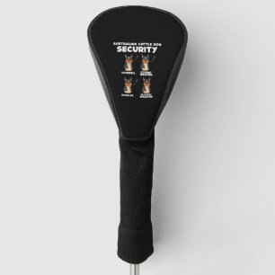 Australian Cattle Dog Security Golf Head Cover