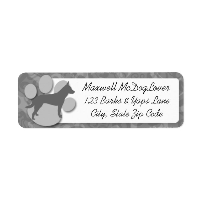 Australian Cattle Dog Silhouette (Front)