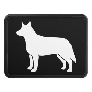 Australian Cattle Dog Silhouette Trailer Hitch Cover