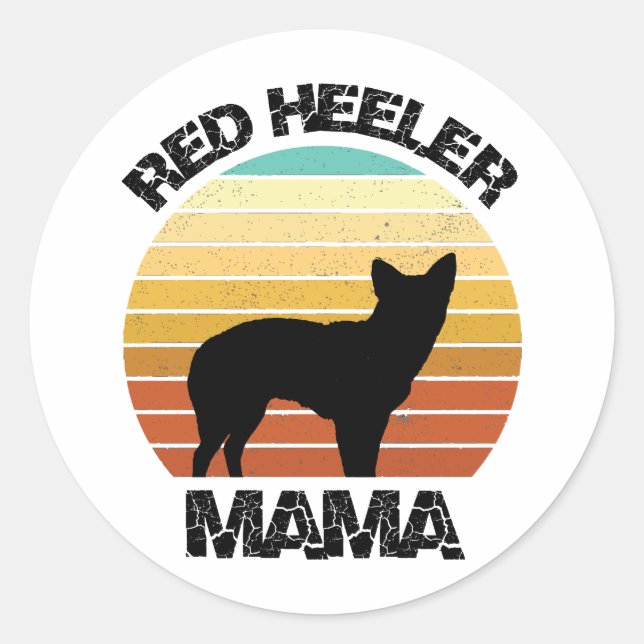 australian cattle dog stickers (Front)