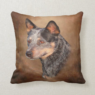 Australian Cattle Dog Throw Pillow