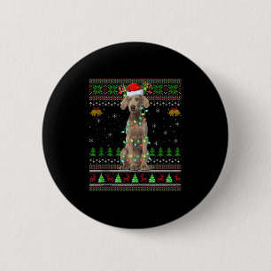 Australian Cattle Dog Ugly Christmas Sweaters Holi 2 Inch Round Button