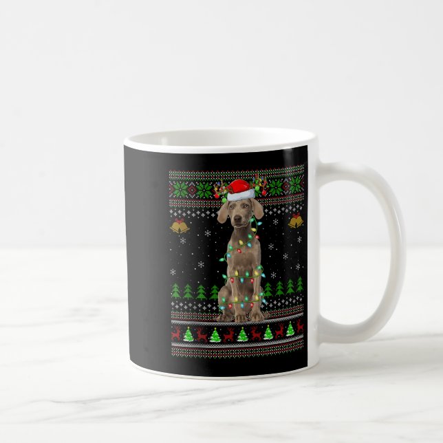 Australian Cattle Dog Ugly Christmas Sweaters Holi Coffee Mug (Right)