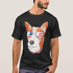 Australian Cattle Dog Usa Flag Merica Cute 1 T-Shirt