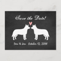 Australian Cattle Dogs Wedding Save the Date