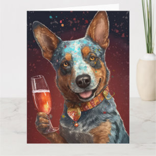 Australian Cattle New Year Card