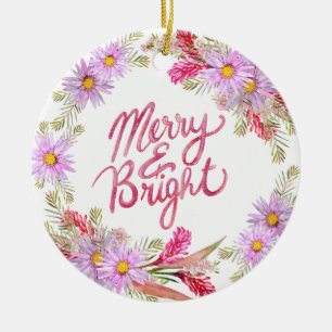 Australian Christmas Botanicals Ceramic Ornament