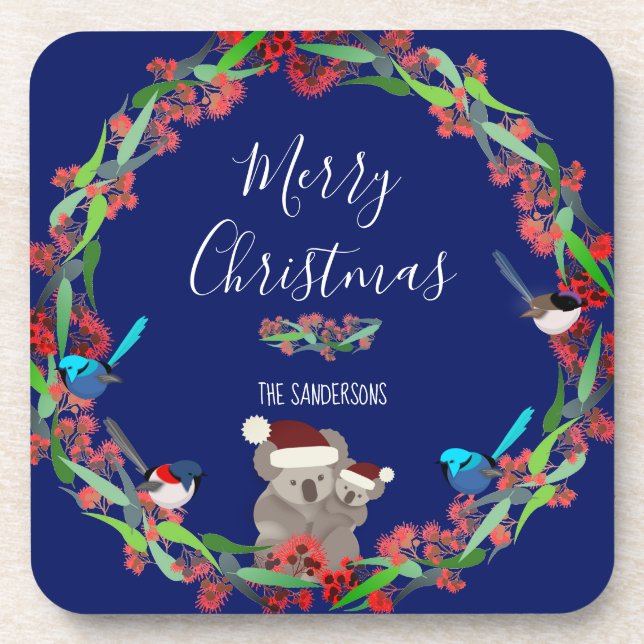 Australian Christmas Coaster (Front)