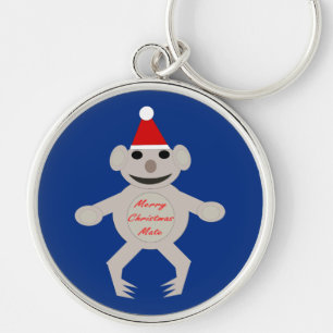 Australian Christmas Koala Bear Keychain
