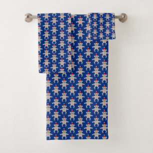 Australian Christmas Koala Bear Patterned Towels