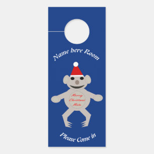 Australian Christmas Koala Bear Personalized Door Hanger