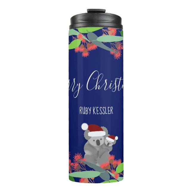 Australian Christmas Thermal Tumbler (Front)