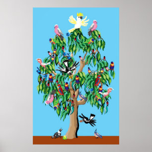 Australian Christmas tree Poster