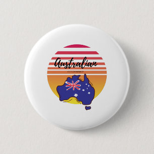 Australian Citizenship 2 Inch Round Button
