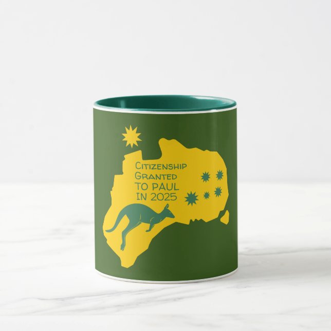 Australian Citizenship Gift | Aussie Citizenship   Mug (Center)