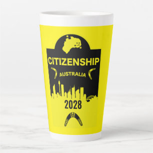 Australian Citizenship Gift Latte Mug