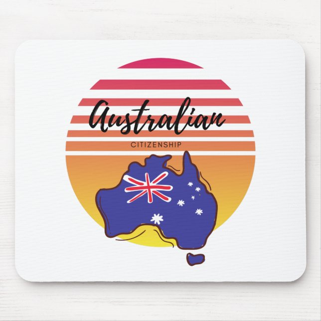 Australian Citizenship Mouse Pad (Front)
