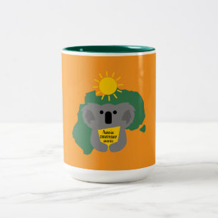 Australian Citizenship Party Congratulations Gift  Two-Tone Coffee Mug