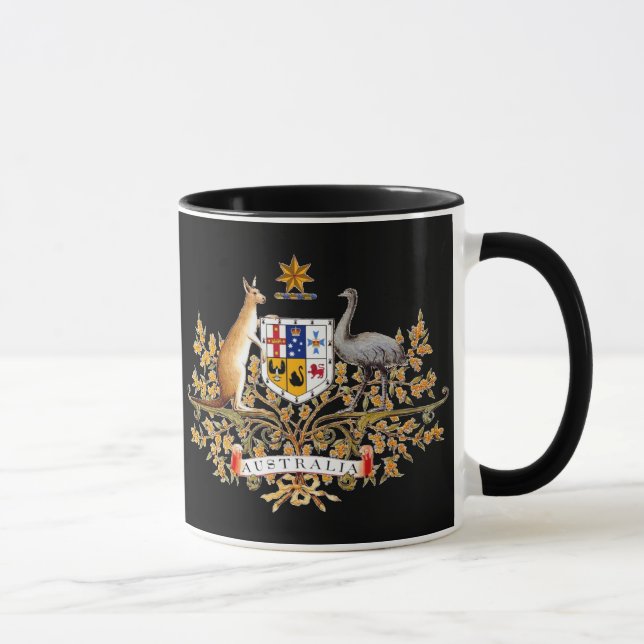 Australian Coat of Arms Mug (Right)