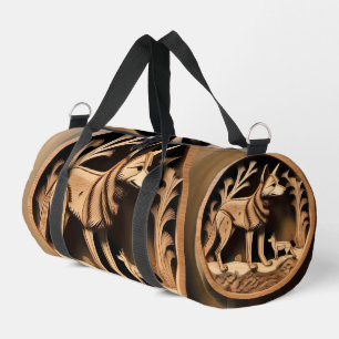 "Australian Dingo: A Nature's Print" Duffle Bag