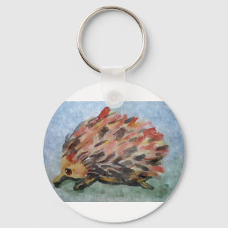 Australian echidna keychain